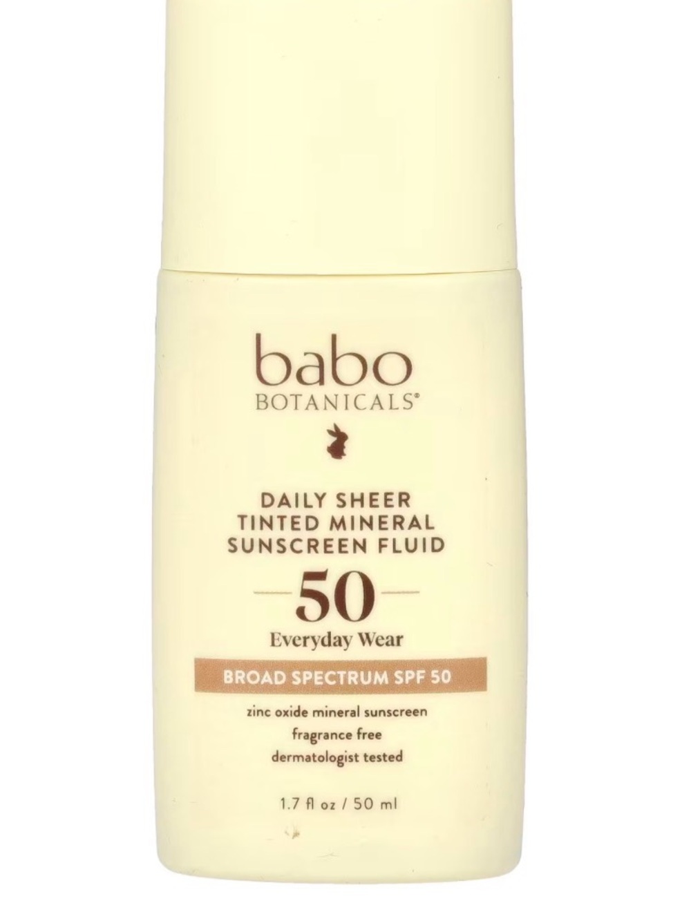 Babo Botanicals Daily Sheer Tinted Mineral Sunscreen SPF 50 - NWT